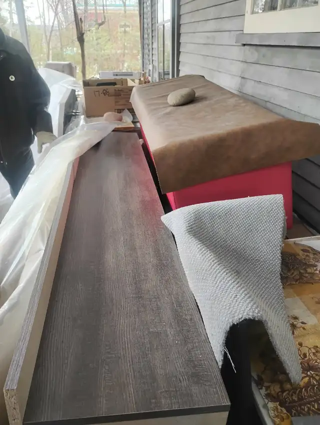 Ensemble de chambre à coucher: lit, armoire(x2) et commode - Photo 9