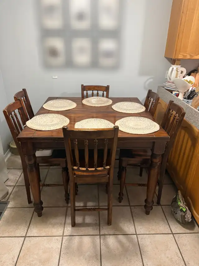 Kitchen table and chairs