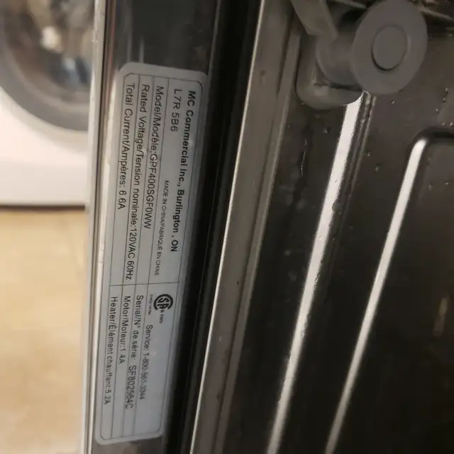 Countertop G.E.  Dishwasher Clean White, Free Delivery - Photo 5