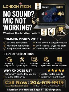 NO SOUND? MIC NOT WORKING