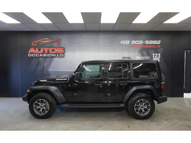 2024 Jeep Wrangler SPORT S 2.0L 4X4 AUTO SIÈGES VOLANT CARPLAY 1