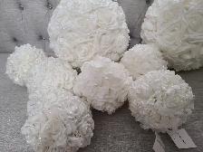 New Silk Flower Ball Artificial Rose Flower Ball Hanging Decorat - Photo 3