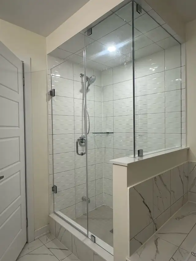 SHOWER GLASS DOORS SHOWER ENCLOSURES GLASS BATHTUB SLIDING GLASS - Photo 6