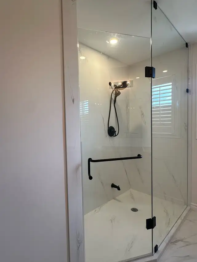 CUSTOM SHOWER GLASS ENCLOSURES SHOWER DOORS BATHTUB GLASS SLIDER - Photo 7