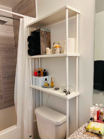 IKEA DYNAN Bathroom Shelf for toilet- I have lots of shelves - Photo 3