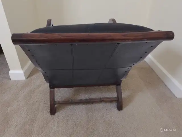 Antique chair with Ottoman footstool- lots of chairs here - Photo 2