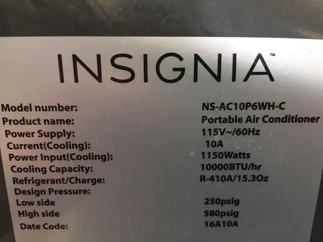 Insignia Portable Air Conditioner- lots of a/c units here - Photo 4