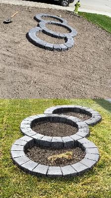 sod fence deck rocks junk removal landscaping - Photo 3