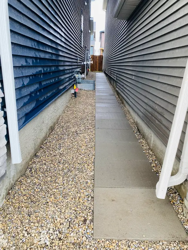 sod fence deck rocks junk removal landscaping - Photo 4