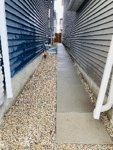 sod fence deck rocks junk removal landscaping - Photo 4