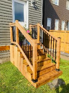 sod fence deck rocks junk removal landscaping - Photo 9