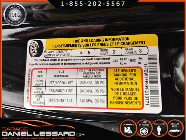 Ford F-150 STX, CREW CAB, BTE 5.5, MAG 20, VGA COTÉ DROIT 2023 - Photo 21