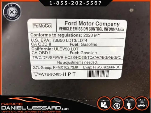 Ford F-150 STX, CREW CAB, BTE 5.5, MAG 20, VGA COTÉ DROIT 2023 - Photo 59