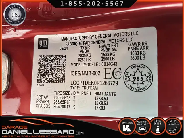 Chevrolet Colorado Z71 CREWCAB, CUIR CHAUFF ET VENT, VGA 2024 - Photo 21