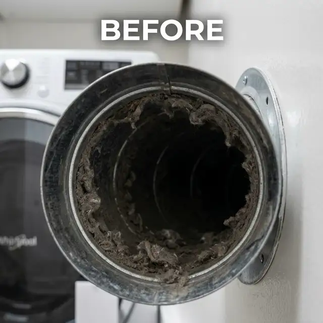 Dryer Vent Cleaning - Photo 2