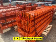 ✅  Used 96" redirack pallet racking beams - 1000’s in stock   ✅ - Photo 3