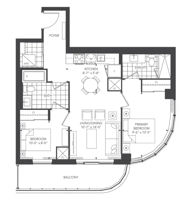 DOWNTOWN PICKERING: Brand New 2Bed-2 Bath Corner Condo For Rent - Photo 2