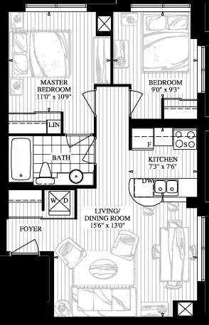 COLLEGE PARK: 2 Bedroom Corner Condo For Rent Downtown Toronto - Photo 2