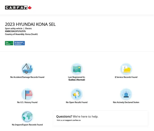 2023 Hyundai Kona Electric Ultimate-GPS-Cooled Leather-Sunroof-H - Photo 3