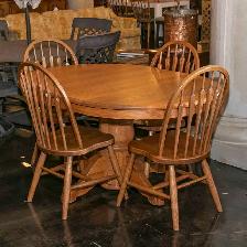 Oak Dinette Set - Photo 2