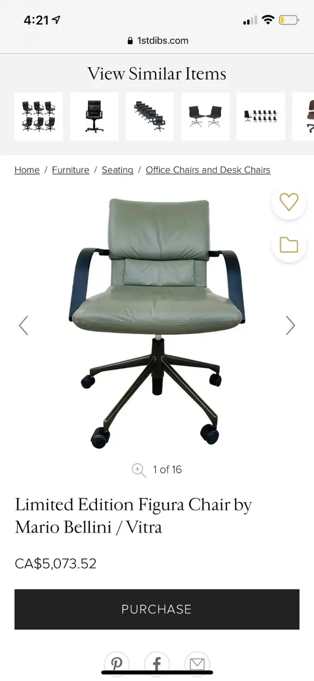 Figura Chair by Mario Bellini / Vitra-Call Us Now! - Photo 5