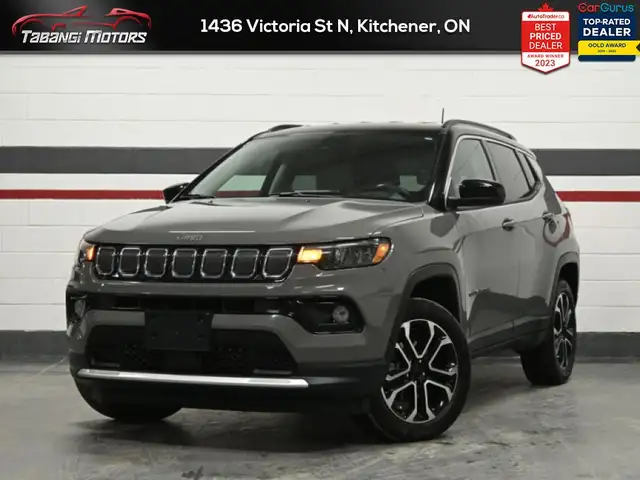 2022 Jeep Compass Limited No Accident Dual Tone Leather Heated S