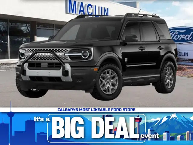 2026 Ford Bronco Sport Big Bend 4x4 | BLACK DIAMOND OFF-ROAD PAC