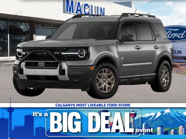 2026 Ford Bronco Sport Big Bend 4x4 | BLACK DIAMOND OFF ROAD PAC