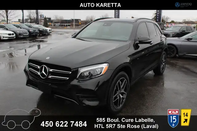 2019 Mercedes GLC 300 sport amg night pack, panoramic, mags 19''