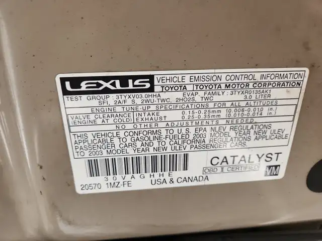2003 Lexus ES 300 - Photo 36