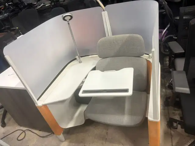 Steelcase Brody Privacy Lounge Chair with Study Pod!