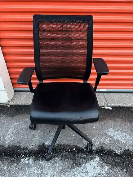 Steelcase Think Leather Chair!