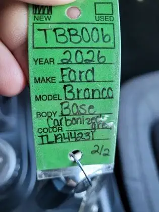 2026 Ford Bronco Base 2 Door 4x4 - Photo 16