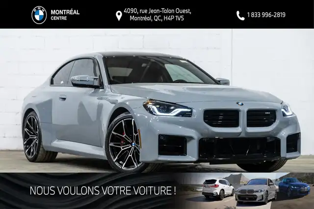 2024 BMW M2 Coupe | Groupe Premium | Toit en carbone M | Freins