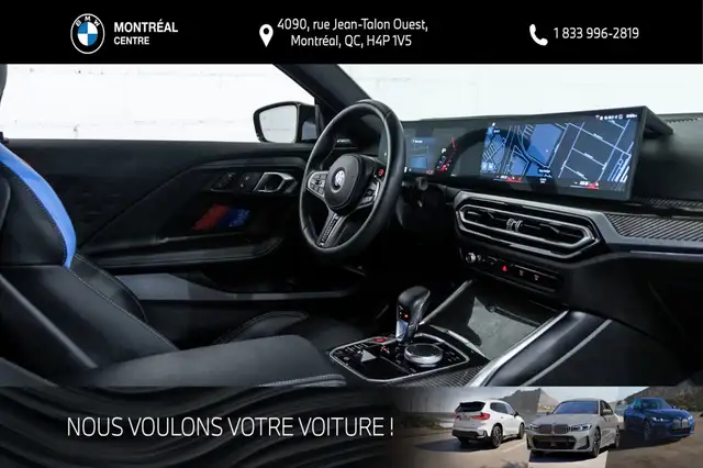 2024 BMW M2 Coupe | Groupe Premium | Toit en carbone M | Freins - Photo 11