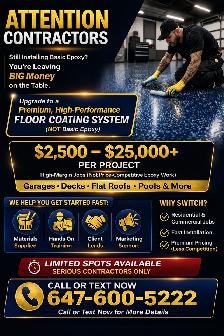 ATTENTION FLOOR COATING CONTRACTORS!