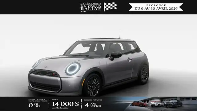 2026 MINI 3 Door Cooper S FWD| Ligne Premier | Style Classique