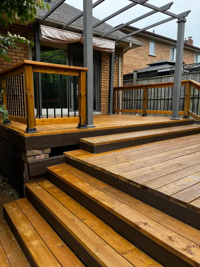Deck and Fence Refinishing- Sanding and Staining - Photo 5