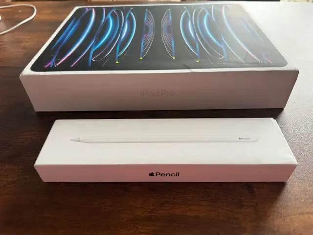 iPad Pro 12.9" 6th Gen 128GB WIFI Silver & Apple Pencil 2nd Gen - Photo 6