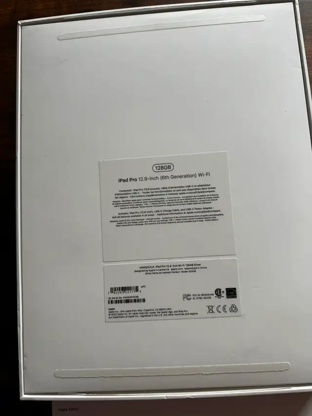 iPad Pro 12.9" 6th Gen 128GB WIFI Silver & Apple Pencil 2nd Gen - Photo 7