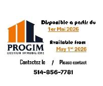 2 CH - 1 SDB - Montréal - $1,600 /mo