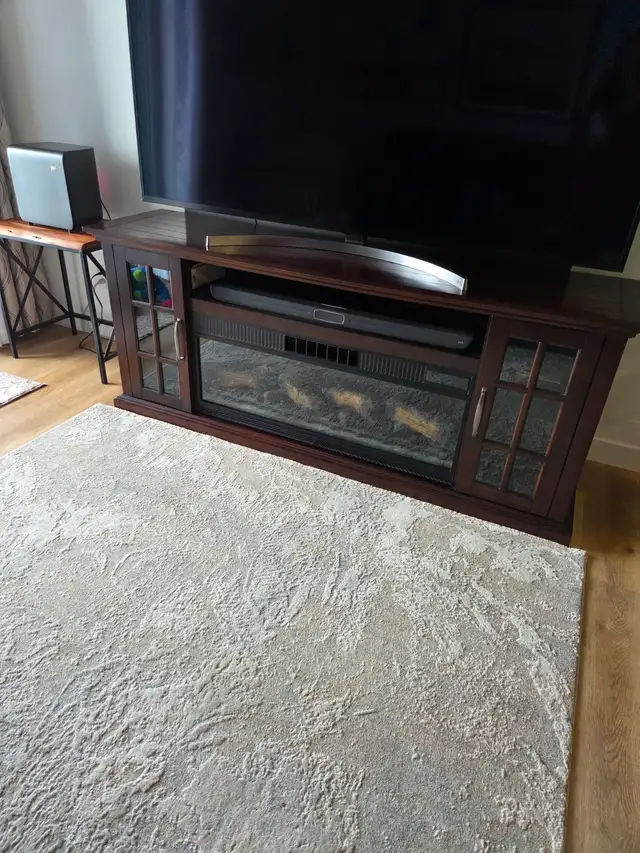 TV Stand with Fireplace - Photo 4