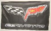 New Outdoor/indoor Corvette Flag / sign 3ft X 5ft - Photo 4