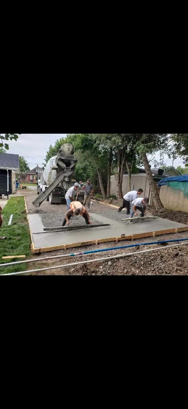 looking for concrete finishers