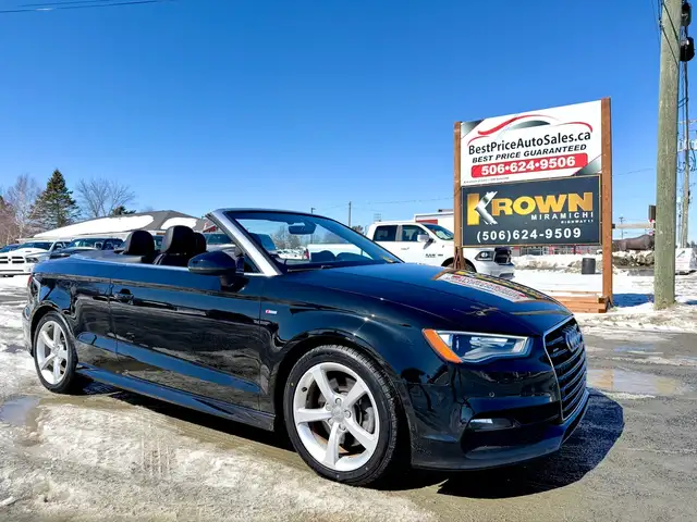 2016 Audi A3 2dr Cabriolet quattro 2.0T Technik CLEAN CARFAX!