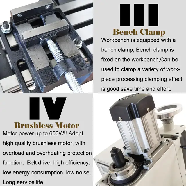 RCOG-16V Brushless Precision Milling &Drilling Machine028417 - Photo 6