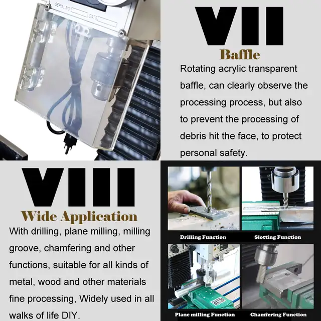 RCOG-16V Brushless Precision Milling &Drilling Machine028417 - Photo 8