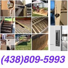 ✔️fabrication et réparation de clôture de bois!