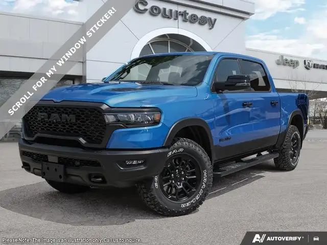 2026 Ram 1500 Rebel | HEATED FRONT SEATS | HEATED STEERING WHEEL