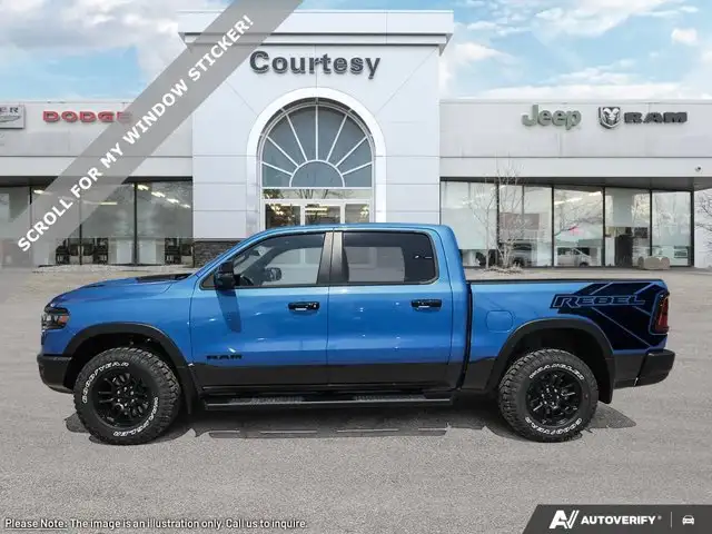 2026 Ram 1500 Rebel | HEATED FRONT SEATS | HEATED STEERING WHEEL - Photo 4